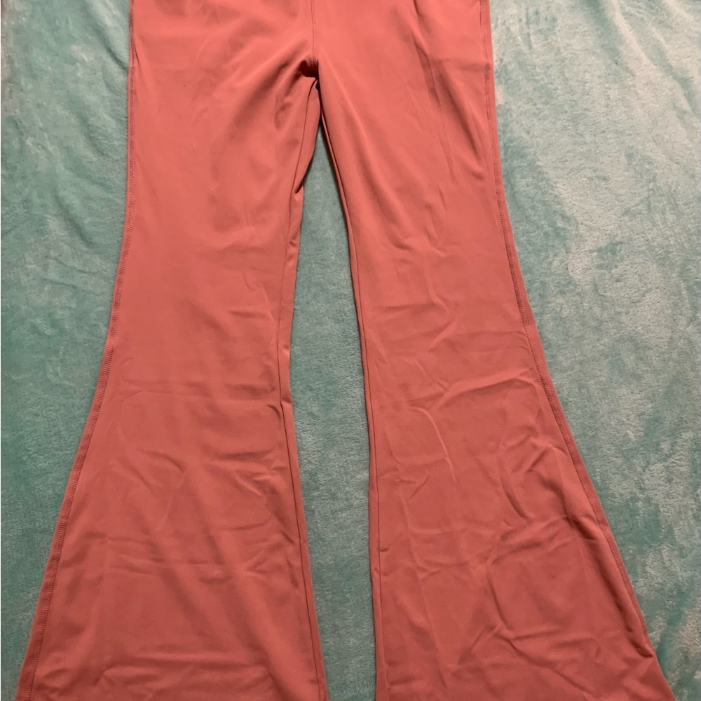 Women's Flared Pants in Rust